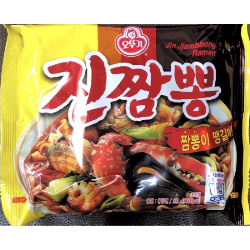 韓國不倒翁金螃蟹海鮮風味拉麵