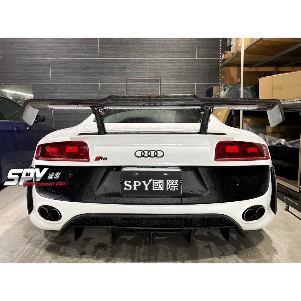 SPY國際 奧迪Audi R8 碳纖維尾翼