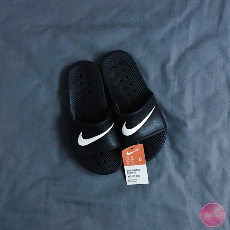 【 Hong__Store 】Nike WMNS Kawa Shower Black 防水托鞋 黑 831655-001