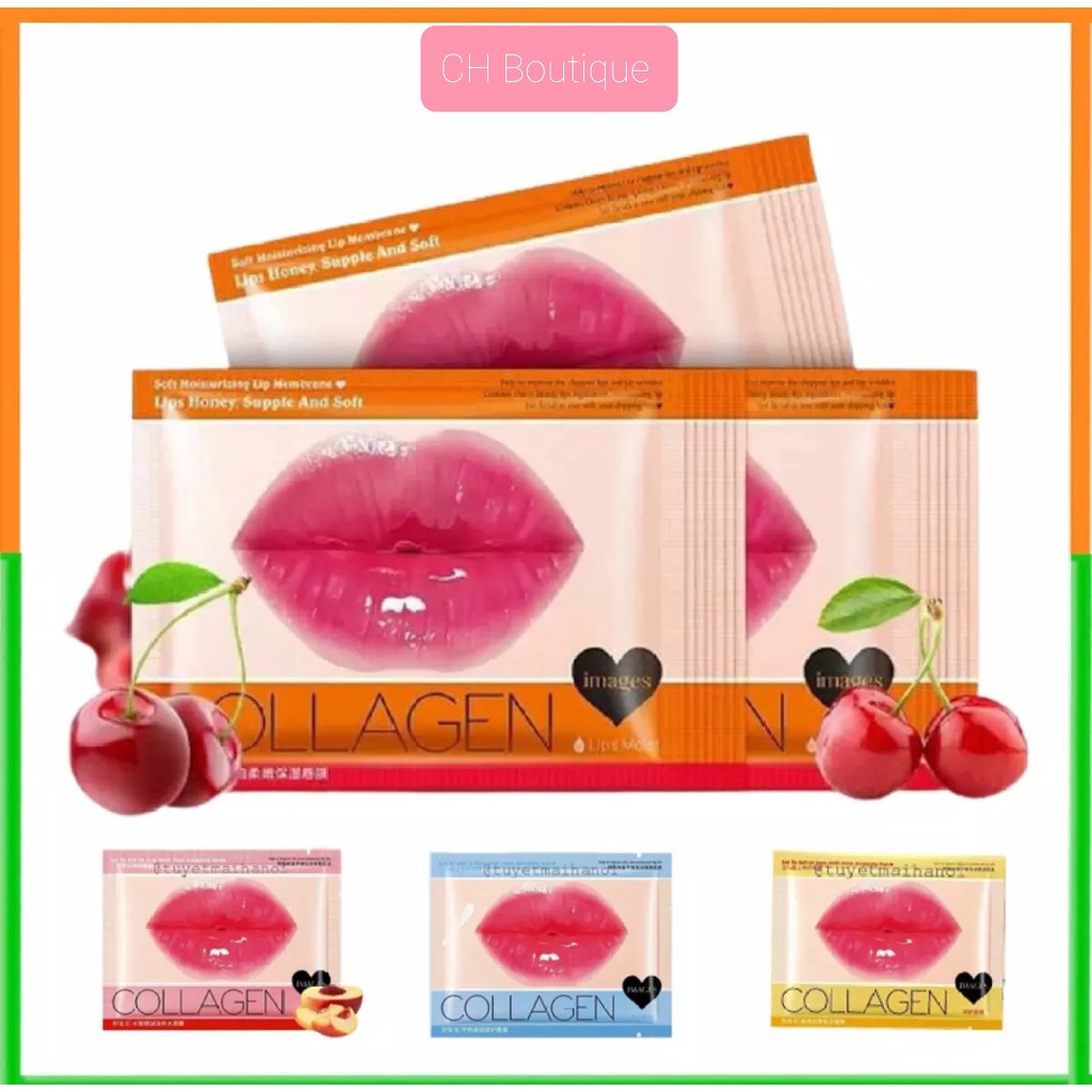 膠原蛋白唇膜圖片 - O2O 商店 - 隨機發貨有助於柔軟、光滑的嘴唇有效
