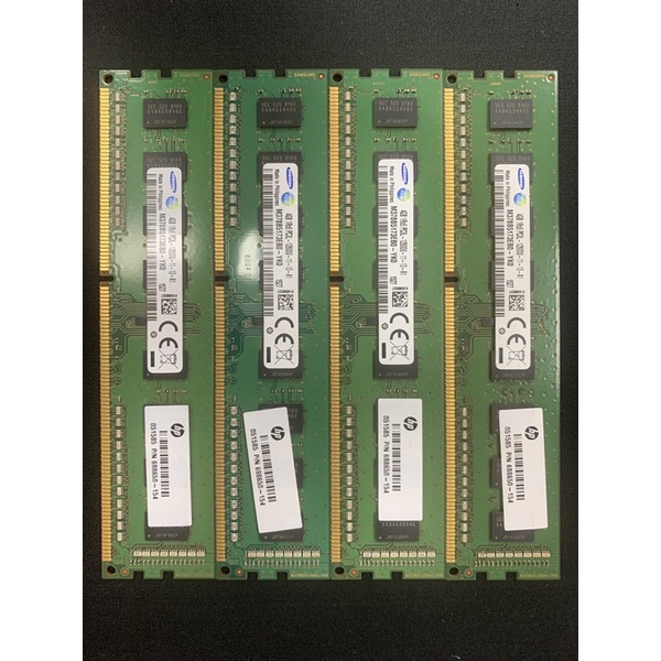 二手-DDR3 4G記憶體  Samsung DDR3 4GB-（單面）桌上型主機記憶體