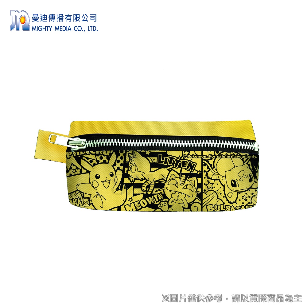 [曼迪] 寶可夢-扁式筆袋-Pikachu Comics