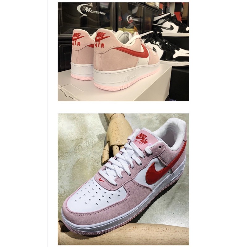 Nike Air Force 1'07 V'Day DD3384 600 西洋情人節