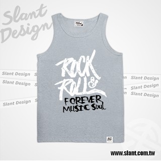SLANT ROCK&ROLL 搖滾背心 夏日海洋音樂祭必備 MUSIC SOUL 純棉背心 夏季衣著 特價商品 搶購中