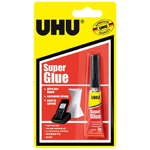 UHU 3g 瞬間膠(UHU-063)37620 德國修繕專家 液體 快速 瞬間膠 接著劑 黏接劑