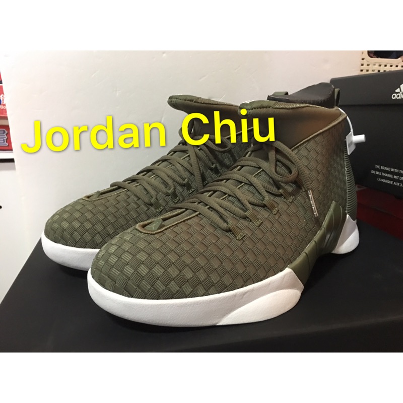 全新台灣公司貨 Air Jordan 15 x PSNY 軍綠 編織 限量聯名