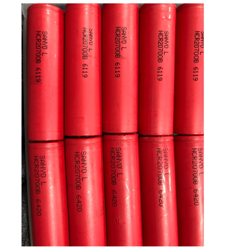 三洋 鋰電池 SANYO NCR20700B 4250mAh 原裝拆機電池 正負極焊點已磨平 品質穩定 CP值最高