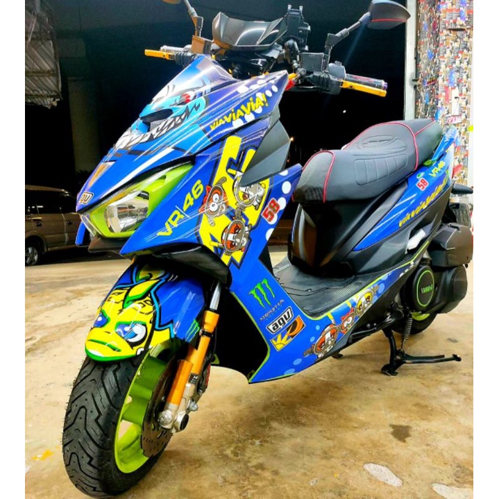 YAMAHA FORCE VR46全車彩貼貼紙包膜