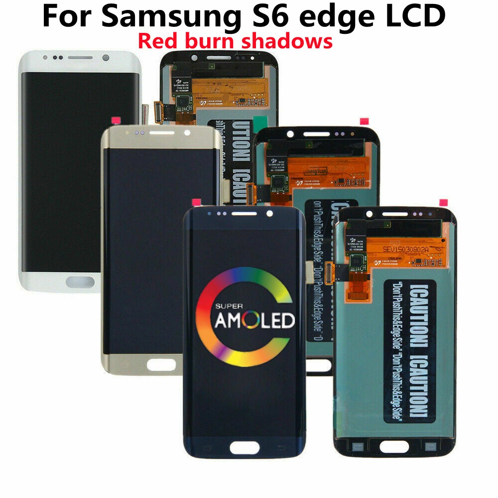 SAMSUNG 適用於三星 Galaxy S6 edge LCD Super Amoled G925A G925U G9