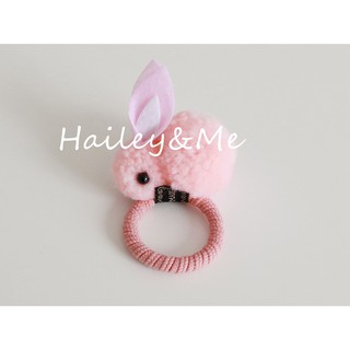 【Hailey&Me精品童裝】現貨 HA0119 小兔子立體女童髮圈髮夾
