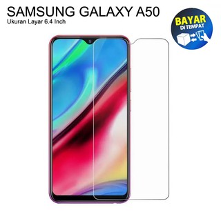SAMSUNG LAYAR 鋼化玻璃三星 Galaxy A50 透明防刮玻璃螢幕保護膜