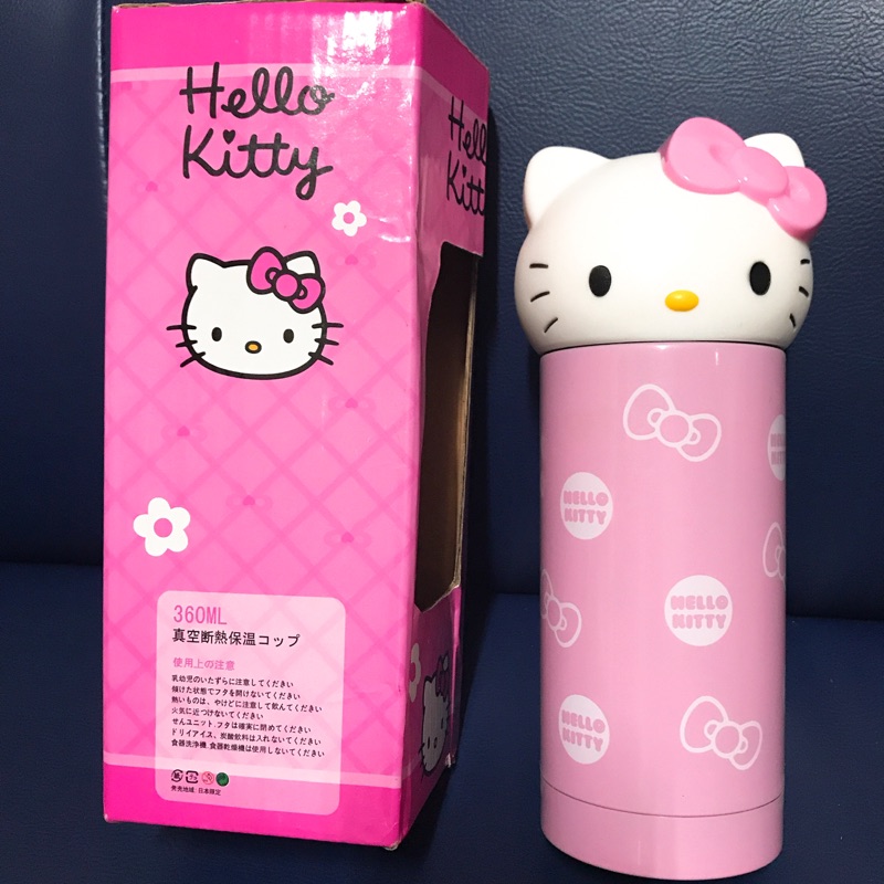 Hello Kitty。SANRIO三麗鷗 kitty大頭保溫杯 360ml
