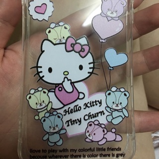 超可愛hello kitty iphone6s 手機殼 透明殼 白色手機掛繩