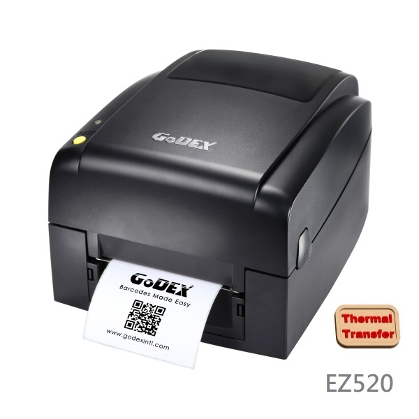 GoDEX EZ520 203DPI 桌上型 條碼機 標籤機 熱感+熱轉(兩用) G500替代機種
