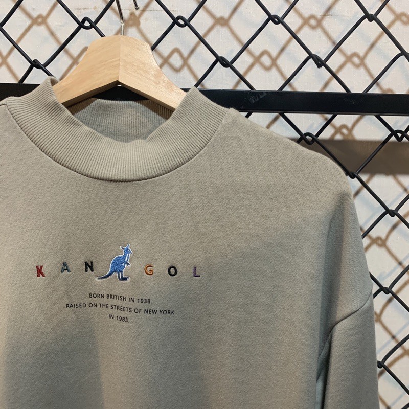 Huge Kangol 179 Wg 長袖洋裝女生長版上衣可單穿現貨無刷毛 蝦皮購物