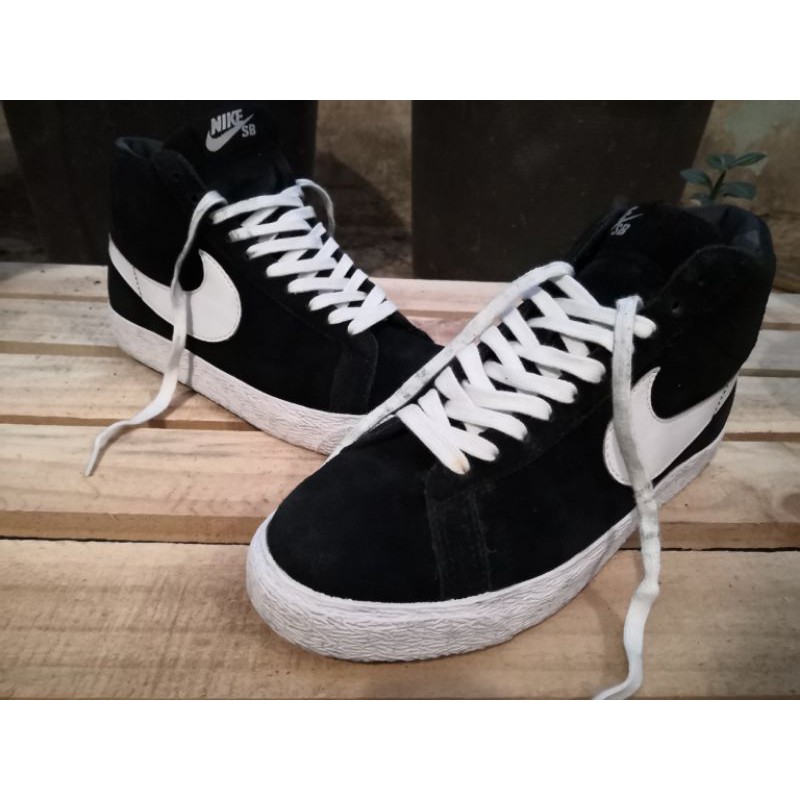 Nike BLAZER high SB  RUKA 上野樹里 經典 黑白 稀有小size 免運費