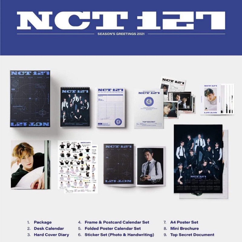 NCT127 NCT DREAM 2021 season’s greetings 11街 阿拉丁