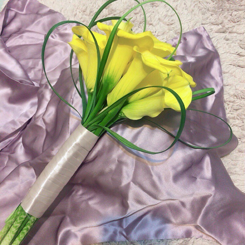 Simply Light 高cp值 鮮花花束 海芋鮮花花束 簡約 優雅 長型花束 情人節花束 蝦皮購物