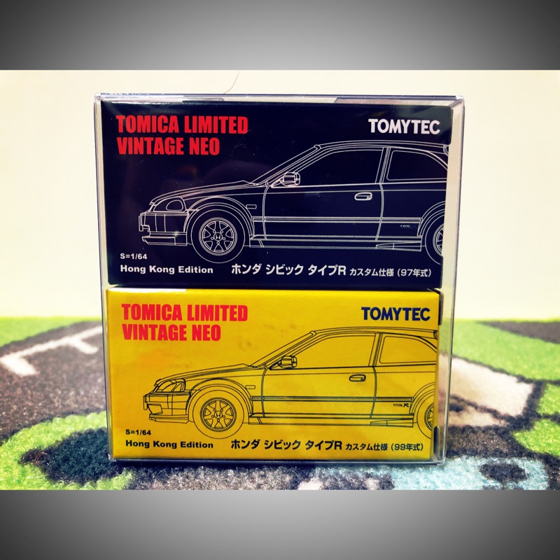 TOMYTEC Tomica 香港限定Civic Trpe R EK9黃+白
