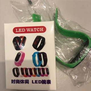 全新 果凍色LED運動手環錶 手環電子錶 LED硅膠手錶 防潑水 潮流女錶女生腕錶