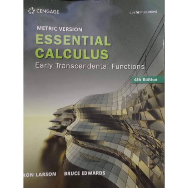 (二手）essential calculus 4/e大學微積分原文書