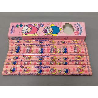 ＜採芳小舖＞Little Twin Stars Sanrio 1989 鉛筆 8 Kiki&Lala 雙子星 三麗鷗