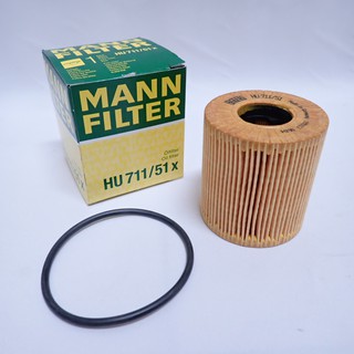MANN 機油芯 HU711/51X 適用 MINI COOPER FOCUS MONDEO CITRONE C3