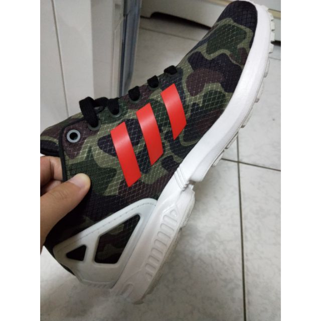 US7.5 Adidas Originals ZX Flux BB2176 迷彩鞋| 蝦皮購物