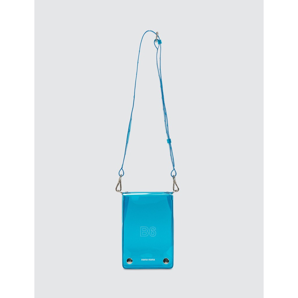 「蔣柒代購」現貨！正規日本代購 nana-nana B6 垂直版本 PVC bag 肩背包 手拿包 側背包 透明包