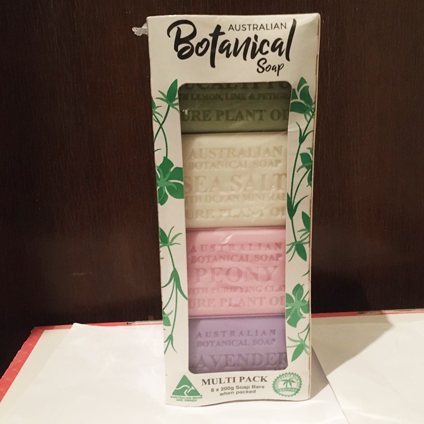 澳洲製植物精油香皂組合 含四種香味 200公克 Botanical Soap 肥皂 香皂 沐浴皂 COSTCO