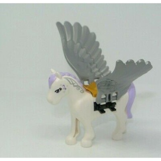【台中翔智積木】LEGO 樂高 精靈系列 41077 Horse 白色 精靈 飛馬 (紫印刷)