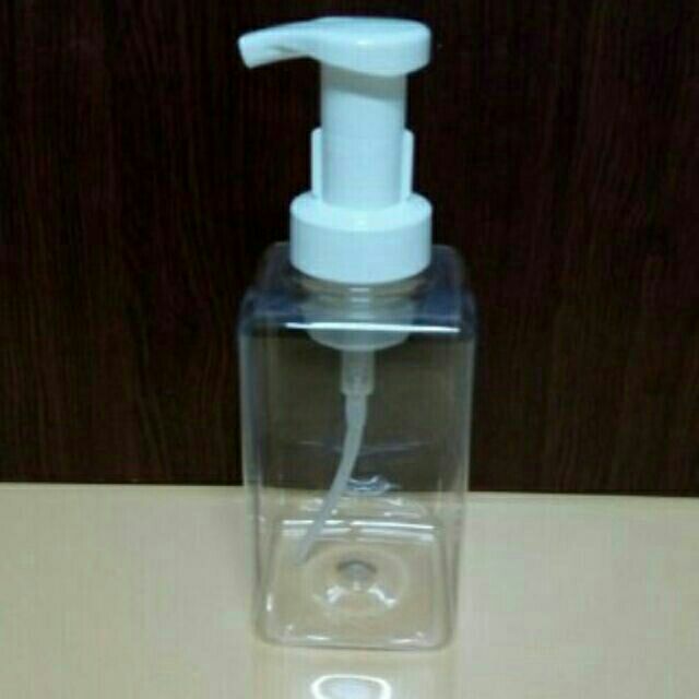 慕斯瓶 500ml (買10送1) 泡泡瓶 泡沫瓶 透明瓶 分裝瓶 起泡瓶 慕絲瓶 泡沬瓶 化妝瓶 方型瓶羅東肥皂