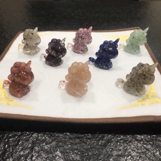 天然 水晶獨角獸 招財 正能量小擺件 療癒擺件 辦公室擺件 療癒擺件 居家擺件