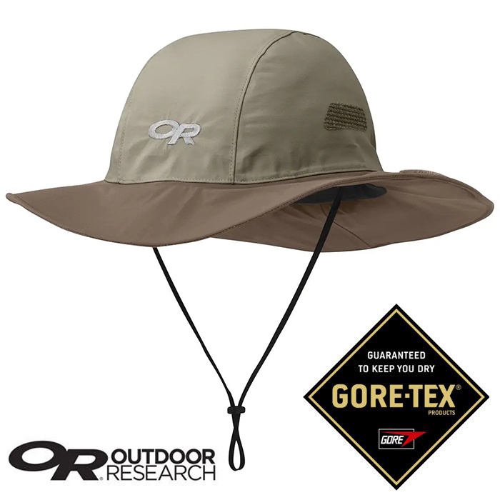 【Outdoor Research 美國】經典西雅圖 GORE-TEX 防水圓盤帽 卡其色 (280135-0807)
