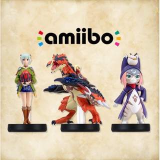 【AS電玩】 NS Switch Amiibo 魔物獵人 物語 2：破滅之翼 艾娜 破滅火龍 月路 公仔 模型
