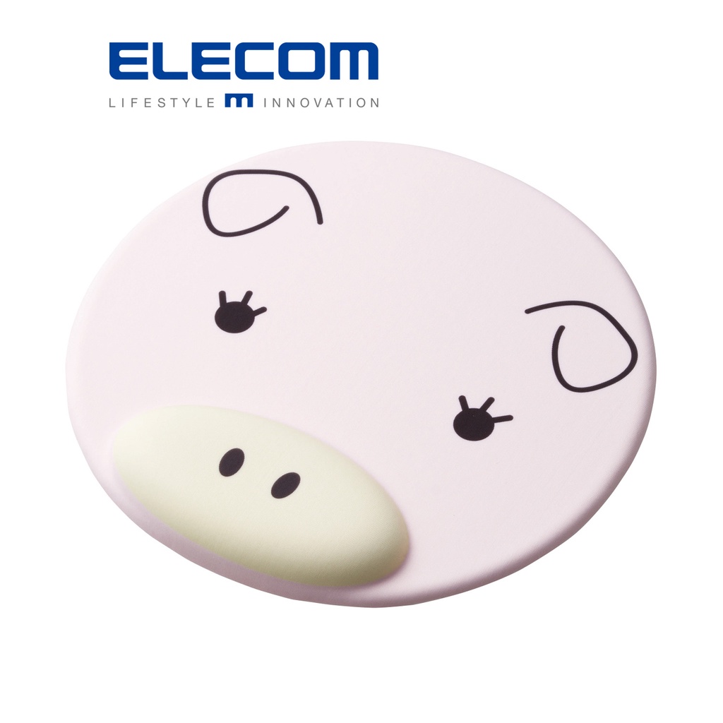 【日本ELECOM】 動物造型鼠墊 小豬