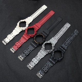 適配卡西歐casio G-SHOCK錶帶錶殼GA-110 GA100 GD-120矽膠套裝【送工具】