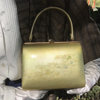 櫻花🌸雲海日本古董包古物古著復古口金包手拿包