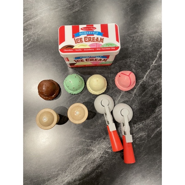 美國Melissa & Doug 磁力冰淇淋甜筒組