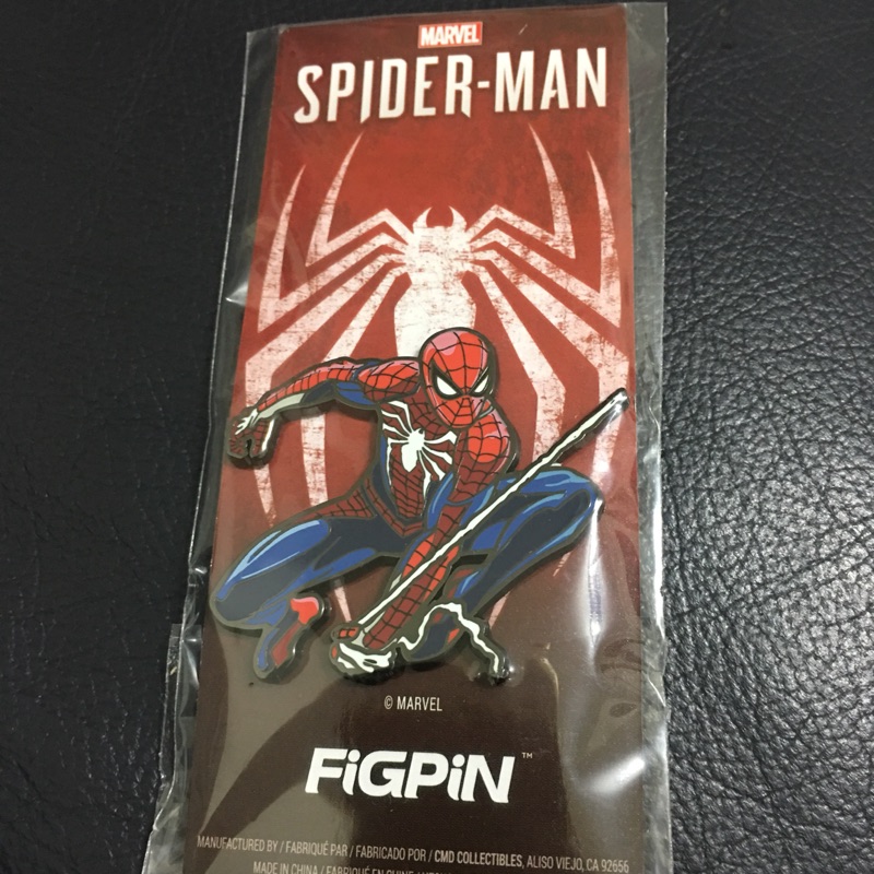 PS4 蜘蛛人 特典 FigPin