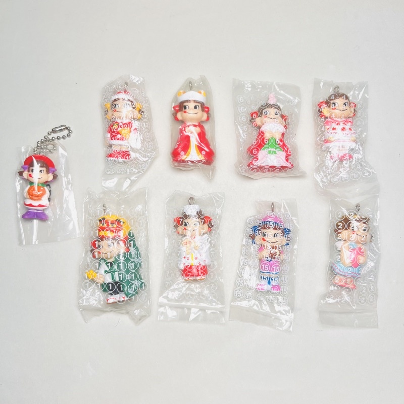 二仔𐂂 不二家 牛奶妹 吊飾 公仔 絕版 盒玩 人形 吊飾 擺飾 收藏 出清 日本購入