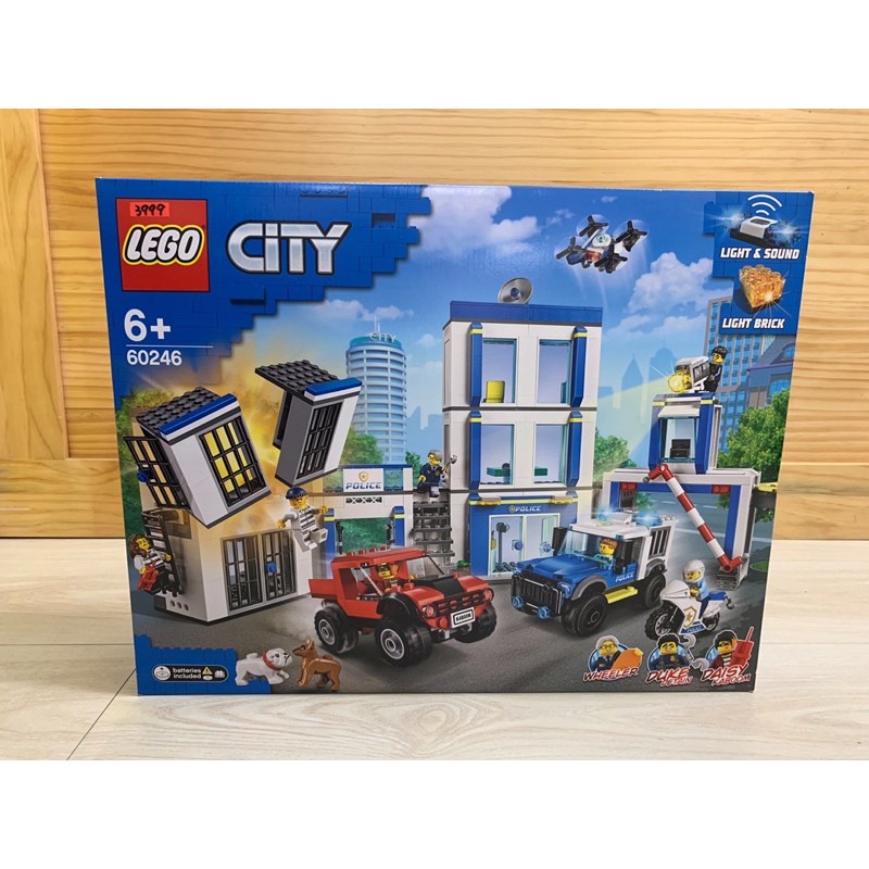 [Amber’s樂高小店］LEGO City 城市系列 60246 警察局 積木 玩具 聖誕禮物