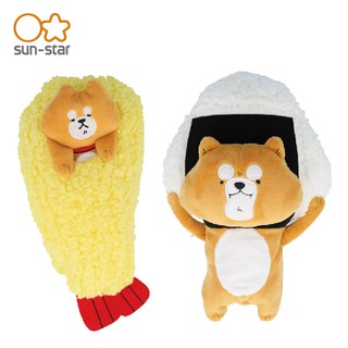 【sun-star】ShibaShiba Gohan柴犬天婦羅收納袋 (日本進口台灣現貨) 筆袋 收納包 筆盒 文具盒