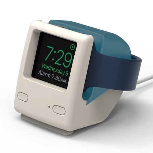 elago Apple Watch W4 賈伯斯iMac造型充電支架-1998年限量紀念款-藍【LifeTech】