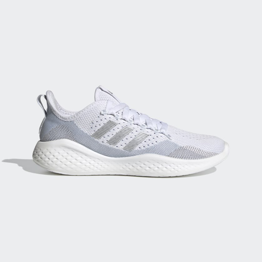 ADIDAS FLUIDFLOW 2.0 女款白藍透氣慢跑鞋-NO.FY5961