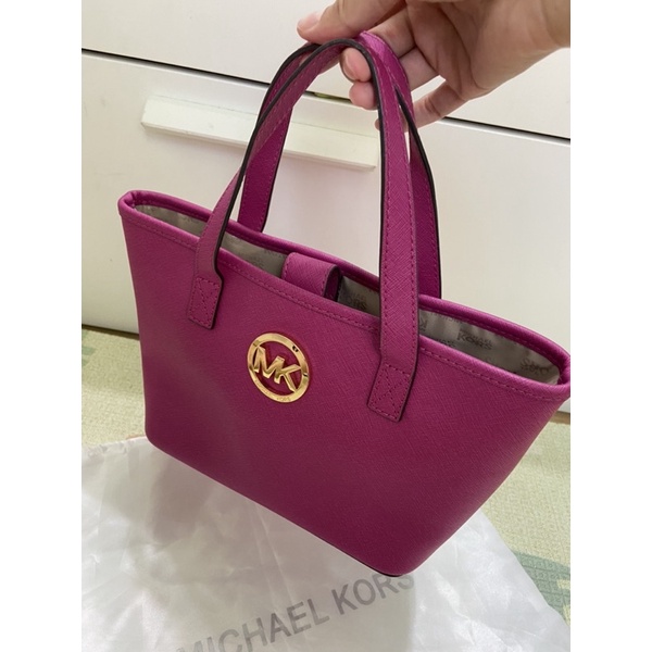 MK桃紫色手提包/迷你包/小廢包/小包