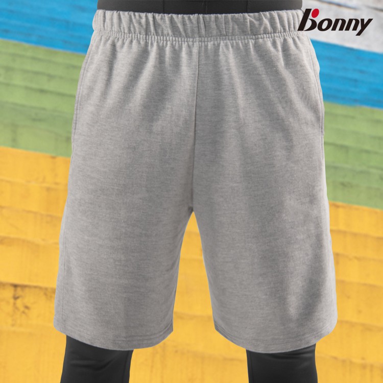 【Bonny】波力男裝寬口休閒短褲-灰
