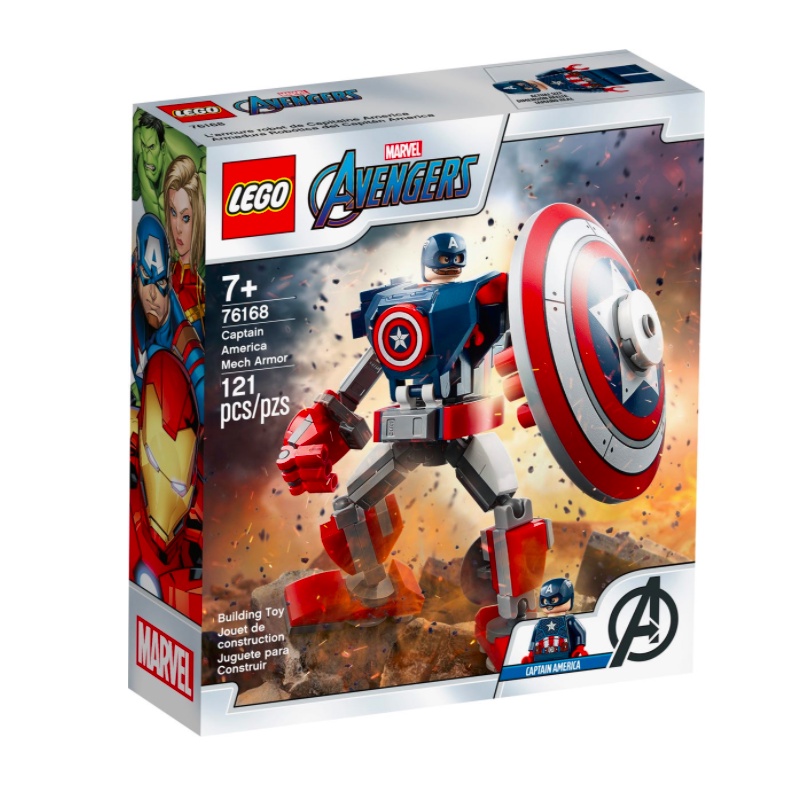『現貨』LEGO 76168	Marvel-美國隊長機甲   盒組  【蛋樂寶】