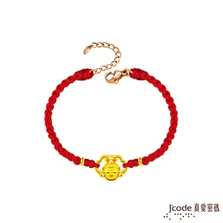 J'code真愛密碼金飾 大甲媽 如有神助觀音硬金編織手鍊 (現貨+預購)