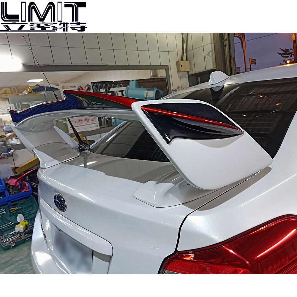 Limit- 速霸陸 Subaru WRX 4代 ST尾翼上小尾翼 改裝配件 烤漆 卡夢 台灣製造